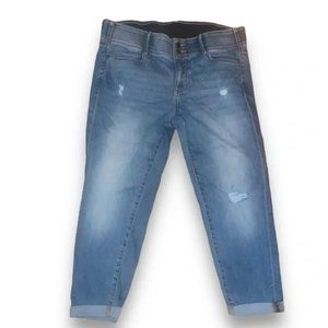 Apt. 9 Tummy Control Distressed Cuffed Ankle Jeans